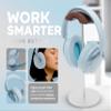 ak anklas Soyto SY-T7 Bluetooth Headphones Over-Ear Foldable with mic and Noise Cancelling Wireless Bluetooth Headphones Over Ear for Travel, Office, and Study. (Blue) view 3