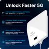 Waveform ProLink: Directional Outdoor 5G NR SA/NSA Modem | x62 Modem Dual SIM | 4x4 High-Gain Antenna | Waterproof CPE for T-Mobile, Verizon, AT&T | Up to 2.5 Gbps | w/Window Entry Cable, UltraPole view 4