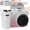 ASHATA 5K 80MP CCD Digital Camera, WiFi Photography Photo Video Camera with Hand Strap, 18X Digital Zoom, Anti Shake, Video Recorder for Travel Recording (Gradient Pink) view 4