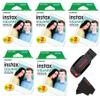 Fujifilm Instax Square Instant Film with USB and PixiBytes Microfiber Cleaning Cloth... (USB + 5 Twin Packs) view 1