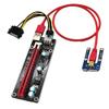 bodateng USB 3.0 MI NI PCI-E Riser Card PCI x16 Extender PCIE Riser Adapter Card Power Cabl SATA to 6pin Power view 1