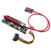 bodateng USB 3.0 MI NI PCI-E Riser Card PCI x16 Extender PCIE Riser Adapter Card Power Cabl SATA to 6pin Power view 3