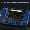 TERRAMASTER F2-425 Plus NAS Storage - 2Bay Intel N150 Quad-Core CPU, 8GB RAM DDR5, 5GbE LAN x 2, M.2 Slot x 3, Network Attached Storage for Teamwork, Multimedia Server (Diskless) view 3