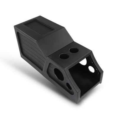 12" Center Console Subwoofer Box Compatible with Chevy/GM Crew Cab 2014-2018 Black