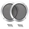 2Pcs Speaker Grill Mesh, 8inch 225mm Car Speaker Cover Audio Speaker Guard Woofer Circle Metal Grille Subwoofer Protector view 1