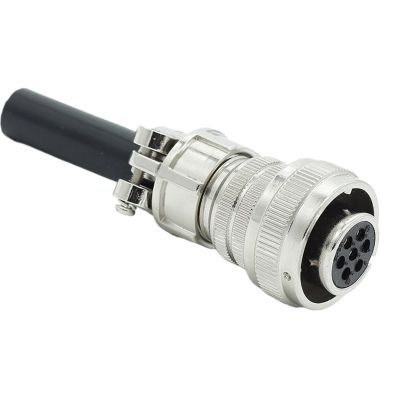 ATUUKOPC VG95234 16S-1S 16S-1P Bayonet Connector MS3108A MS3102A MS3106A 7 Pin Core Plug-in Socket MIL-DTL-2015 16-1 16-1S 16-1P Buckle Type(MS3106A-16S-1S)