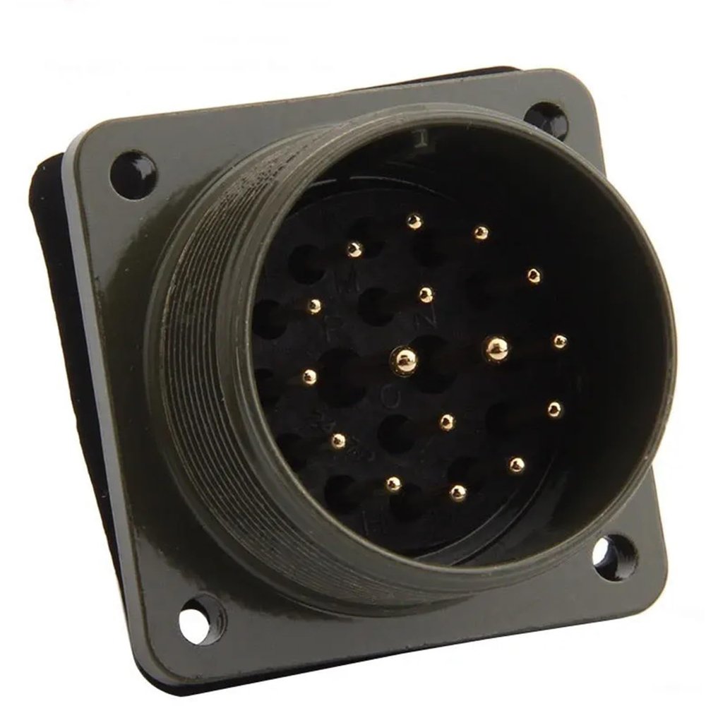ATUUKOPC 5015 16 Pin Plug-in MS3106 24-7S MS3102 24-7P Straight Connector(MS3102 24-7P)