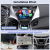 4G+64G Car Radio for Hyundai Elantra 2011 2012 2013 Android 13 Replacement Upgrade Stereo with CarPlay Android Auto 9 Inch Touch Screen Head Unit with Backup Camera Mic view 2