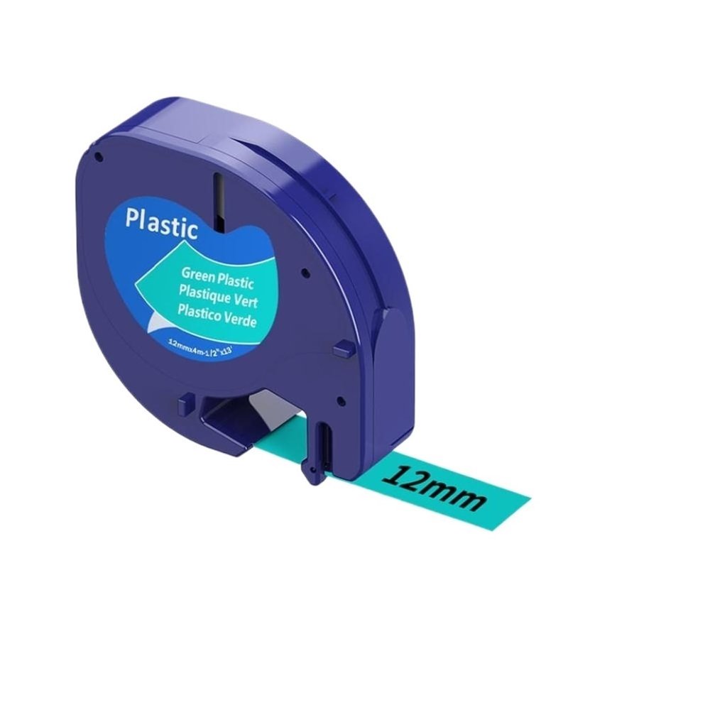 12mm Label Tape Cartridge Multiple Colors 91201 91331 91221 Compatible with Label Maker LT-100H LT200B QX50(913312)