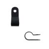 Antrader R-Type Cable Clamp White Nylon Cable Organizer Clips for 1/2 Inch Diameter Wire Rope Management Pack of 200, with 200pcs Screws view 4