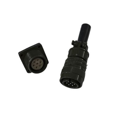 ATUUKOPC 5015 Plug-in MS3016A 16-1S MS3102A 16-1P MS3106A16S-1P 7-Pin Connector(16-1PPlugin16-1SSocket)