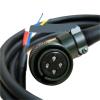 ATUUKOPC SGMGH-13ACA61 Servo Motor Power Cable 1KW 3.8KW High-Power 4-core Power Line(3meter,1.5mm for 1 KW) view 1