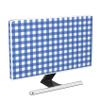 Baocicco Blue Buffalo Plaid Waterproof Television Cover 80 Inch Rustic Lattice Farmhouse Checked TV Display Screen Cover for LCD LED PC Desktop and Home Hanging TV Dust-Proof Anti-Static view 1