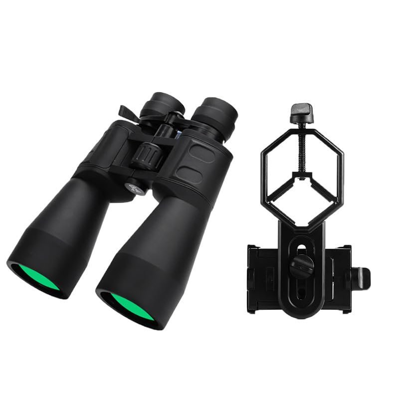 Binoculars Telescope, 10-380x100 Powerful Binoculars Long Range Telescope Zoom HD BAK4 High Magnification Professional for Hunting,2