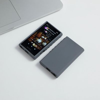 AudioPartner Colorful Soft TPU Matte Protective Shell Skin Case Cover for Sony Walkman NW-A306 NW-A307 NW-A300 Series (Matte Grey)