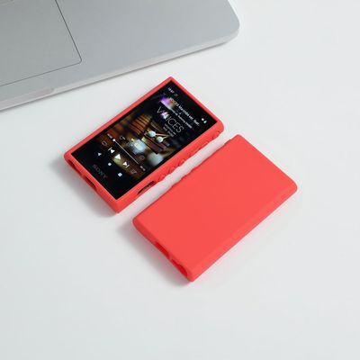 AudioPartner Colorful Soft TPU Matte Protective Shell Skin Case Cover for Sony Walkman NW-A306 NW-A307 NW-A300 Series (Matte Red)