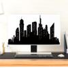 Baocicco City Scenery Waterproof Television Covers 45,46,47,48 Inch Black and White Build Weatherproof Anti-Static Dust-Proof Protective Sleeve Compatible with LCD LED PC Desktop and Home Hanging TV view 4