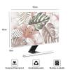 Baocicco Watercolor Tropical Plants Waterproof Screen TV Dust Cover 37,38,39 Inch Palm Leaves Botanical Floral TV Display Protectors Dust-Proof Anti-Static Protective Desktop TVs Hanging TV view 2