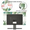 Baocicco Tropical Flamingo Waterproof Screen TV Cover 75 Inch Palm Leaves Weatherproof Dust-Proof Anti-Scratch Protective Television Cover for Desktop and Home Hanging TVGreen and Pink view 3