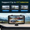 VEKOOTO VK7Pro Magnetic Solar Wireless Backup Camera, 7'' IPS Touchscreen Monitor HD1080P No Wiring 15,800mAh Rechargeable Camera System for Hitching Gooseneck Horse Trailer RV Camper Car Truck view 3