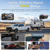 VEKOOTO VK7Pro Magnetic Solar Wireless Backup Camera, 7'' IPS Touchscreen Monitor HD1080P No Wiring 15,800mAh Rechargeable Camera System for Hitching Gooseneck Horse Trailer RV Camper Car Truck view 4