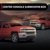 ANDPLAY 12" Center Console Subwoofer Box Compatible with Chevy/GM Crew Cab 2014 2015 2016 2017 2018 Black view 2