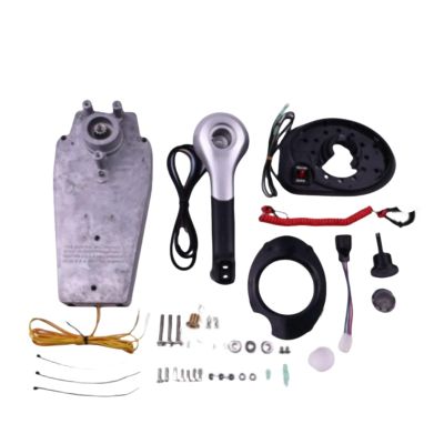 Outboard Throttle Remote Control Box with 4 Pins Outboard and Emergency Lanyard 883710A02 for Mercury Engine Side Mount Replace Parts
