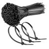 250Pcs Cable Ties Black 4X300Mm Fastening Rings Reusable Cable Zipper Ties Removable Multifunctional-250 Pcs Cable Ties-4X300Mm view 1