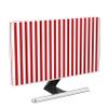 Baocicco Red and White Striped Waterproof TV Dust Cover 80 Inch Anti-Static Dustproof Anti-Scratch Protective Covers Simple Decorative Fashion LCD LED Dust Cover for LED LCD OLED TVs view 1