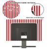Baocicco Red and White Striped Waterproof TV Dust Cover 80 Inch Anti-Static Dustproof Anti-Scratch Protective Covers Simple Decorative Fashion LCD LED Dust Cover for LED LCD OLED TVs view 3