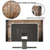 Baocicco Retro Wooden Gate Waterproof 55 Inch Screen TV Cover Anti-Static Dustproof Protective Cover Old Barn Door Television Covers for Desktop TVs Hanging TV Protector LCD LED PC view 3