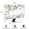Baocicco Green Botanical Waterproof 70 Inch TV Dust Cover Anti-Static Dustproof Anti-Scratch Protective Spring Summer Leaves Plants LCD LED Dust Cover Desktop and Home Hanging TV Protector view 2