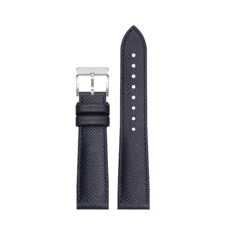 Cowhide Fluoro Rubber Watchband For Omega Watch Straps Are Made Of Genuine Leather For IWC(Blue s1,20mm)