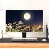 Baocicco Reeds Night Waterproof 70 Inch TV Dust Cover Anti-Static Dustproof Protective Cover Noon Starry Sky Floral Natural Scenery LCD LED Dust Covers for Desktop TVs Hanging TV Protector view 4