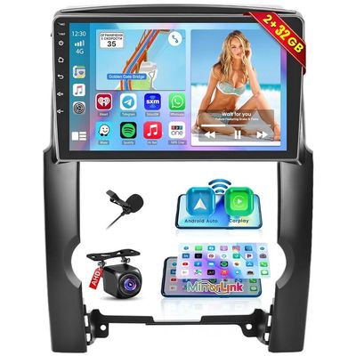 Android 13 Car Stereo for Kia Sorento 2009 2010 2011 2012 10in Car Radio for CarPlay Wireless Android Auto GPS Navigation 2+32G with Bluetooth WiFi FM/RDS SWC Split Screen + 4Led Backup Camera