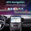 Android 13 Car Stereo for Kia Sorento 2009 2010 2011 2012 10in Car Radio for CarPlay Wireless Android Auto GPS Navigation 2+32G with Bluetooth WiFi FM/RDS SWC Split Screen + 4Led Backup Camera view 4