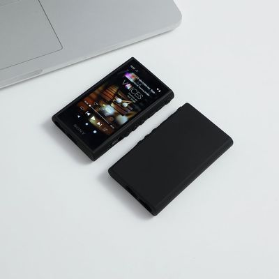 AudioPartner Colorful Soft TPU Matte Protective Shell Skin Case Cover for Sony Walkman NW-A306 NW-A307 NW-A300 Series (Matte Black)