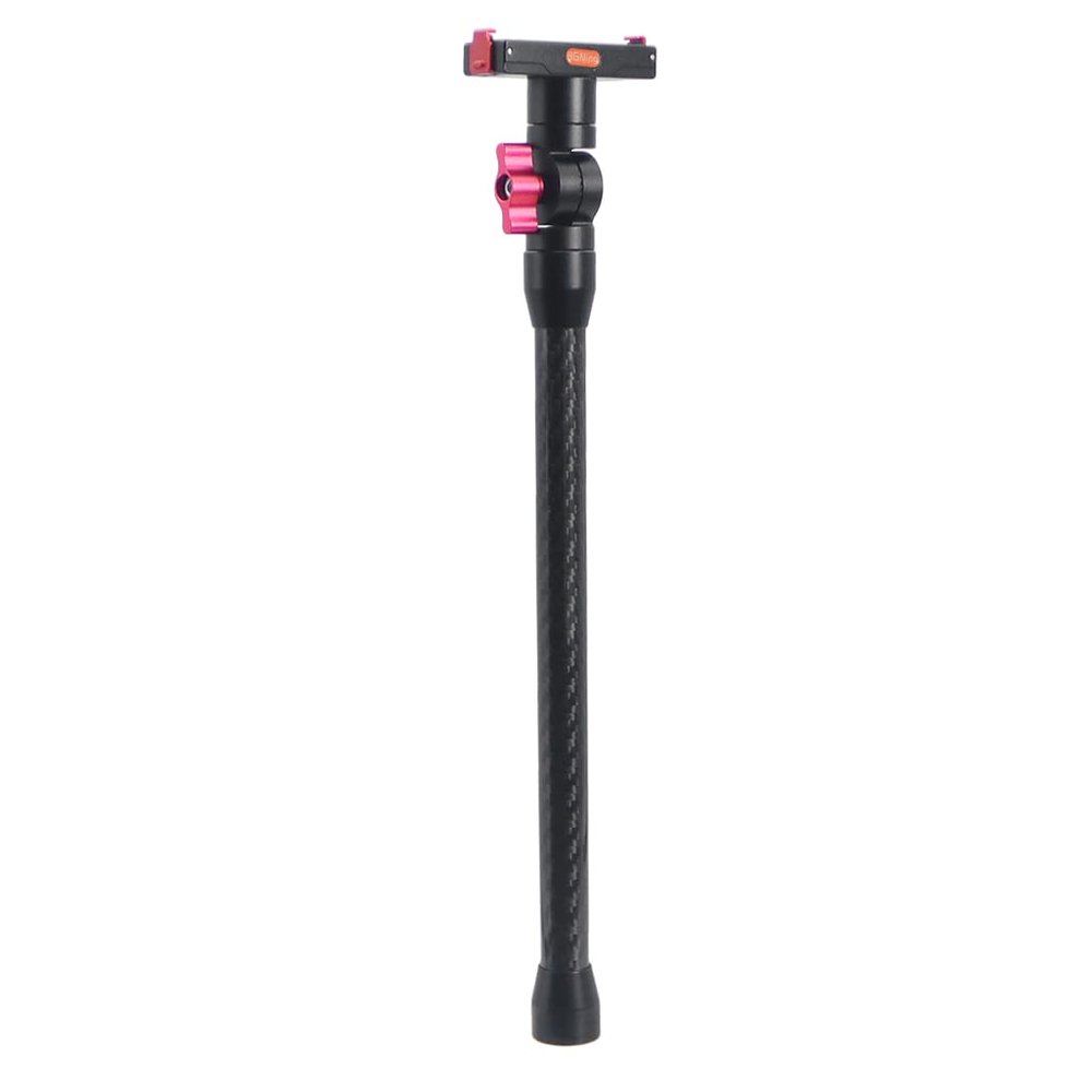 BGNing Carbon Fiber Selfie Stick Monopod 1/4 Screw Extension w/Magnetic Base Compatible with Action Cameras (Magnet for GO3 3S 292mm)