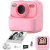BEBERISI Kids Camera Instant Print Photo,HD Digital Camera Toy for Boys & Girls Ages 3 4 5 6 7 8 9 10 11 12 Year Old Christmas & Birthday PresentPink view 1