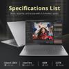 Lenovo Yoga 7i 2-in-1 16" 2K Touchscreen Laptop, Intel Ultra 5 226V, 16GB LPDDR5X, 2.5TB(2TB SSD+512GB Docking Station), Intel Arc Graphics, Backlit Keyboard, Fingerprint, Wi-Fi 7, Win 11 Pro, Gray view 3
