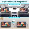 12.5'' DVD Player for Car with Dual Screen, Headrest DVD Player for Kids Play A Same or Two Different Movies, Support USB/SD, Portable DVD Player for Car Last Memory view 2