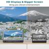 12.5'' DVD Player for Car with Dual Screen, Headrest DVD Player for Kids Play A Same or Two Different Movies, Support USB/SD, Portable DVD Player for Car Last Memory view 4