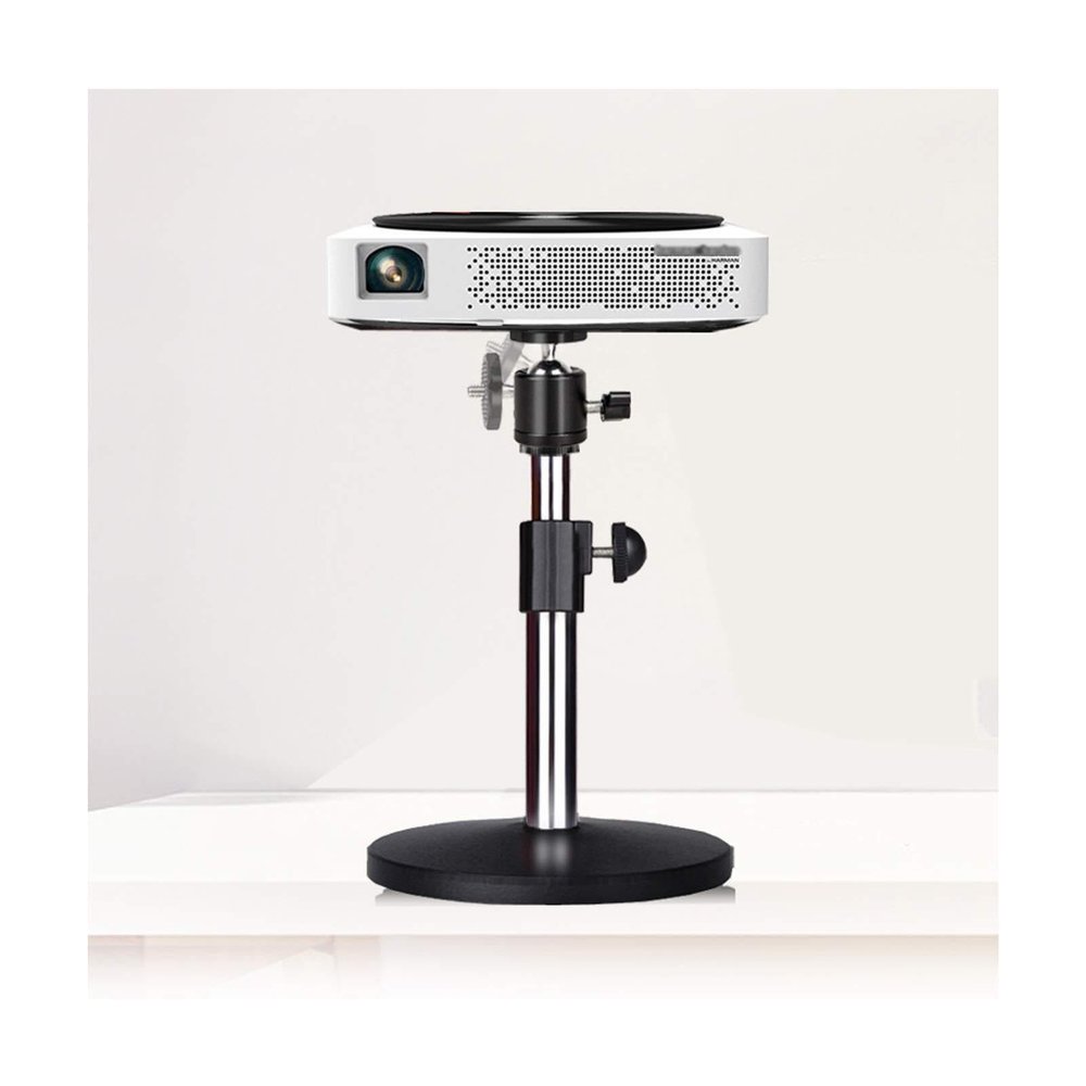 WANGYANN Adjustable Projector Stand with 360 Rotatable Head, for Projectors, Cameras