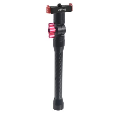 BGNing Carbon Fiber Selfie Stick Monopod 1/4 Screw Extension w/Magnetic Base Compatible with Action Cameras (Magnet for Go 197mm)