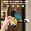 Cute Ladybug Keychain Case Holder for GPS and Access Cards, PU Leather with Air Tag, Personality GPS Cases 3.5x3.5 Inches view 3