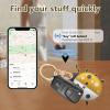 Cute Ladybug Keychain Case Holder for GPS and Access Cards, PU Leather with Air Tag, Personality GPS Cases 3.5x3.5 Inches view 4