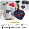 3 Pcs The World is a Better Place with You in It Sticker  Mental Health Positive Affirmation Vinyl Decal Waterproof for Laptop, Journal, Water Bottle  Gift for Friends, Therapists (5 Inches) view 4