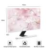 Baocicco Cherry Blossom Waterproof Screen TV Cover 37,38,39 Inch Watercolor Floral Japanese Chinese Flowers TV Display Screen Cover for Television LED LCD OLED TVs Dust-Proof Anti-Scratch view 2