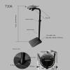 Adjustable Floor Projector Stand with All-Metal Tray, Universal Wall-Mounted or Bedside Bracket, Height Adjustable Projector Mount view 2