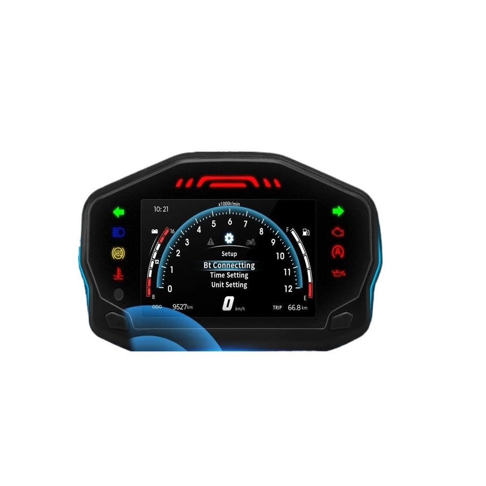 Odometer fuel meter rpm counter Universal Motorcycle Digital Backlight Motor Vehicle For 2/4 Cylinders Odometer TFT Screen Moto Dashboard
